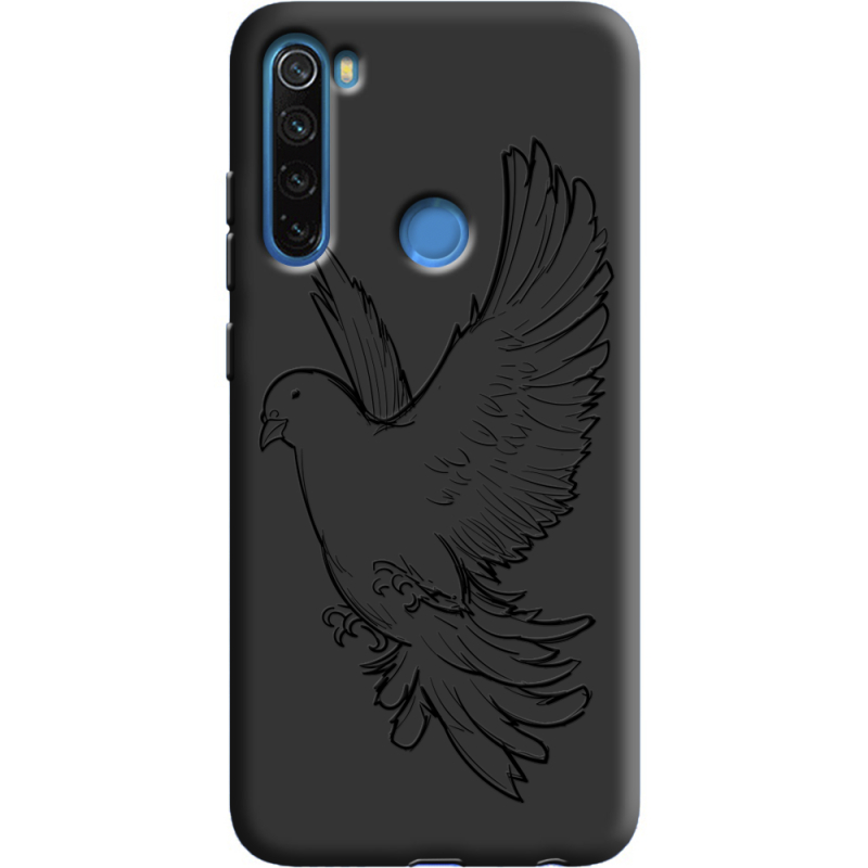 Черный чехол Uprint Xiaomi Redmi Note 8 Dove