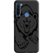 Черный чехол Uprint Xiaomi Redmi Note 8 Grizzly Bear