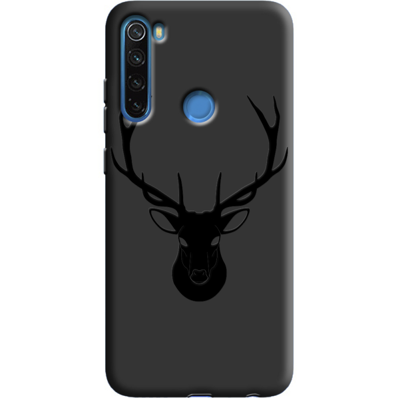 Черный чехол Uprint Xiaomi Redmi Note 8 Deer