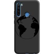 Черный чехол Uprint Xiaomi Redmi Note 8 Earth