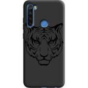 Черный чехол Uprint Xiaomi Redmi Note 8 Tiger