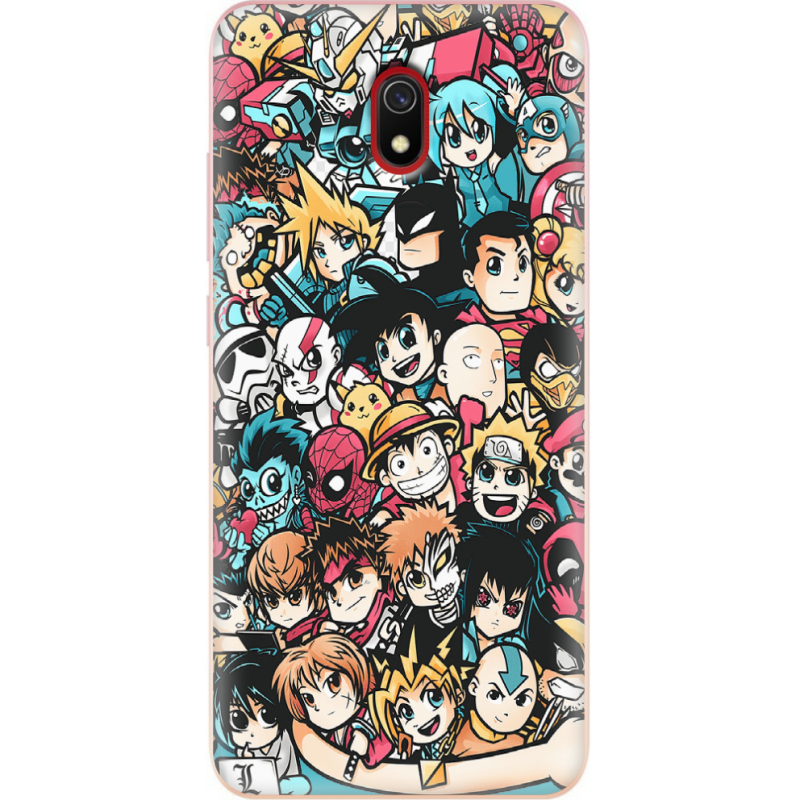 Чехол Uprint Xiaomi Redmi 8A Anime Stickers