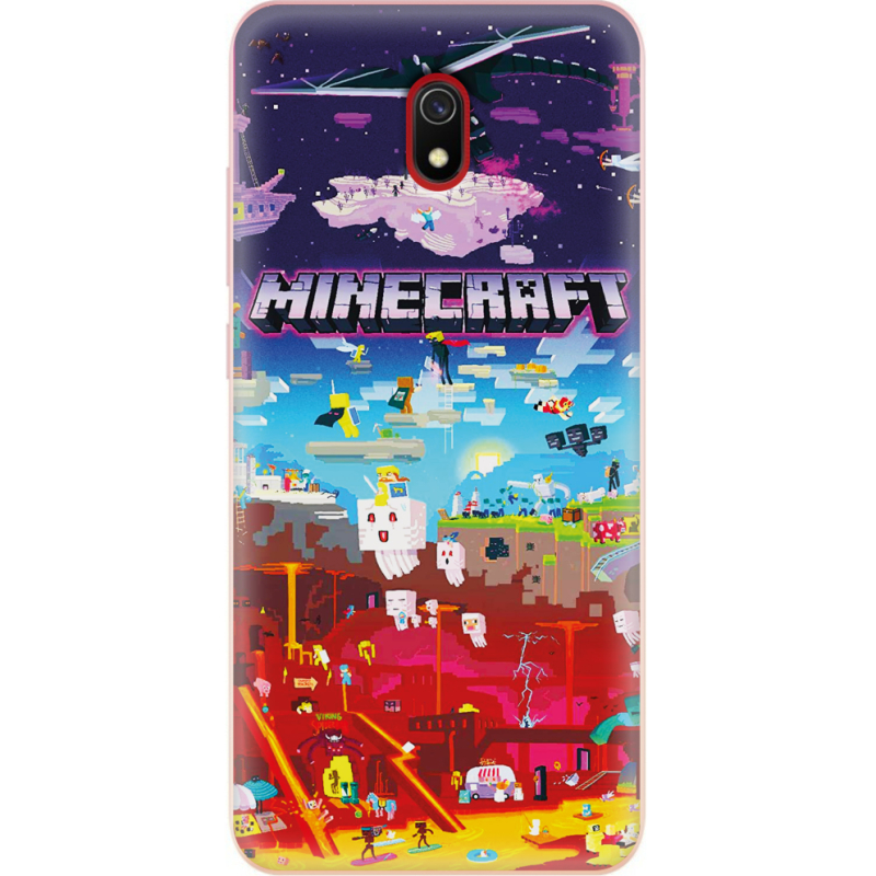 Чехол Uprint Xiaomi Redmi 8A Minecraft World Beyond