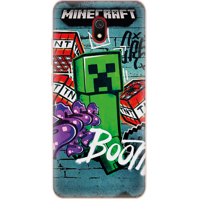 Чехол Uprint Xiaomi Redmi 8A Minecraft Graffiti