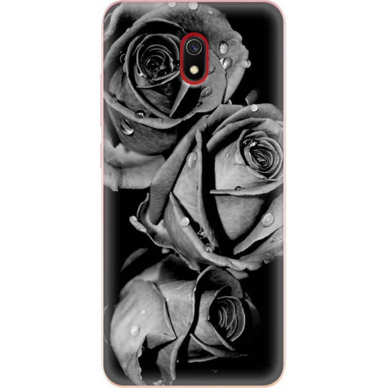 Чехол Uprint Xiaomi Redmi 8A Black and White Roses