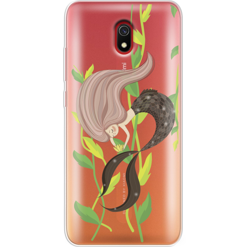 Прозрачный чехол Uprint Xiaomi Redmi 8A Cute Mermaid