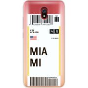 Прозрачный чехол Uprint Xiaomi Redmi 8A Ticket Miami