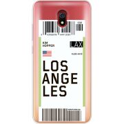 Прозрачный чехол Uprint Xiaomi Redmi 8A Ticket Los Angeles