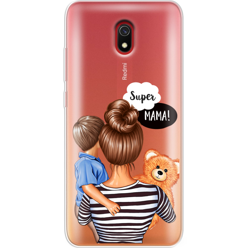 Прозрачный чехол Uprint Xiaomi Redmi 8A Super Mama and Son