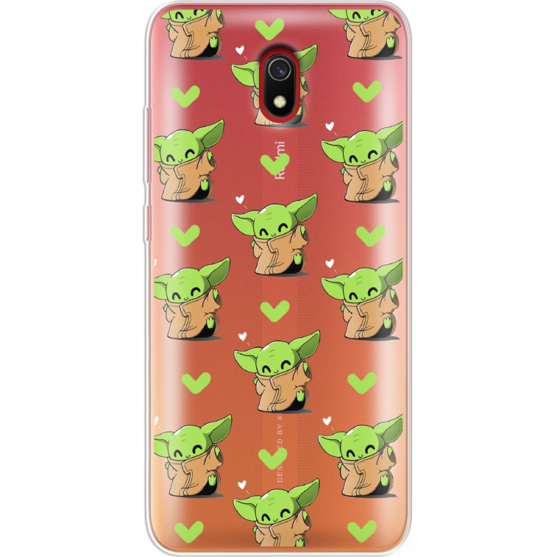 Прозрачный чехол Uprint Xiaomi Redmi 8A Pattern Baby Yoda