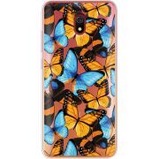 Прозрачный чехол Uprint Xiaomi Redmi 8A Butterfly Morpho