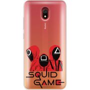 Прозрачный чехол Uprint Xiaomi Redmi 8A siquid game люди в красном