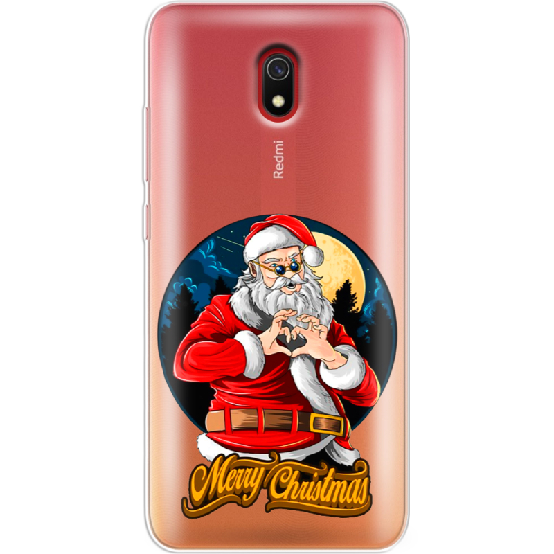 Прозрачный чехол Uprint Xiaomi Redmi 8A Cool Santa