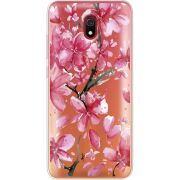 Прозрачный чехол Uprint Xiaomi Redmi 8A Pink Magnolia