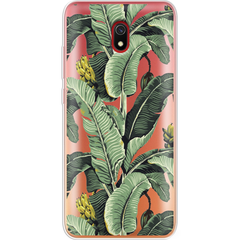 Прозрачный чехол Uprint Xiaomi Redmi 8A Banana Leaves