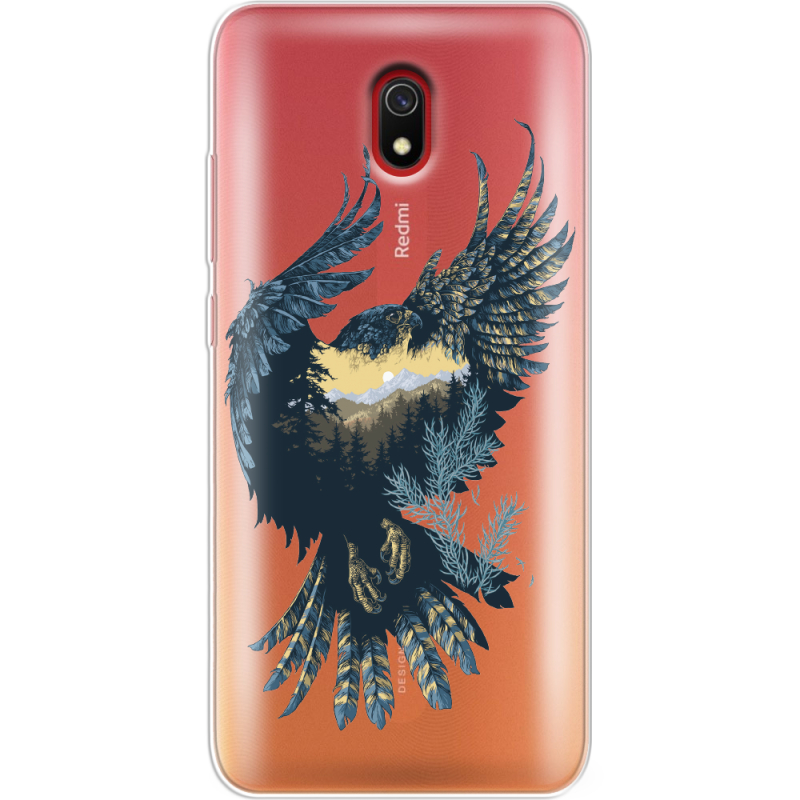 Прозрачный чехол Uprint Xiaomi Redmi 8A Eagle