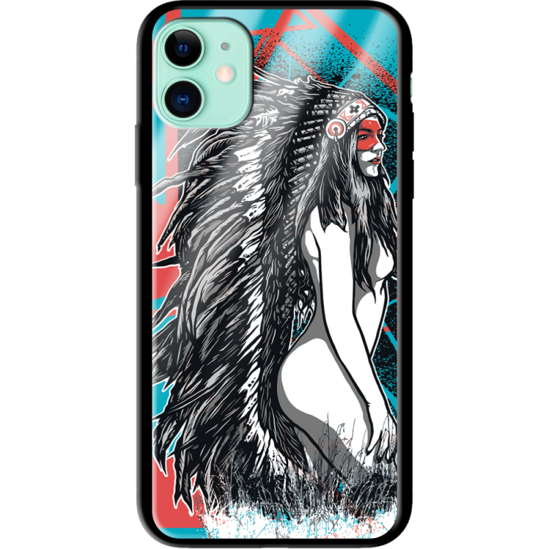 Защитный чехол BoxFace Glossy Panel Apple iPhone 11 Indian Girl