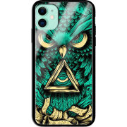 Защитный чехол BoxFace Glossy Panel Apple iPhone 11 Masonic Owl