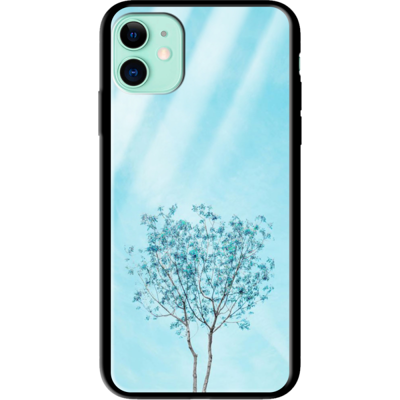 Защитный чехол BoxFace Glossy Panel Apple iPhone 11 Blue Tree