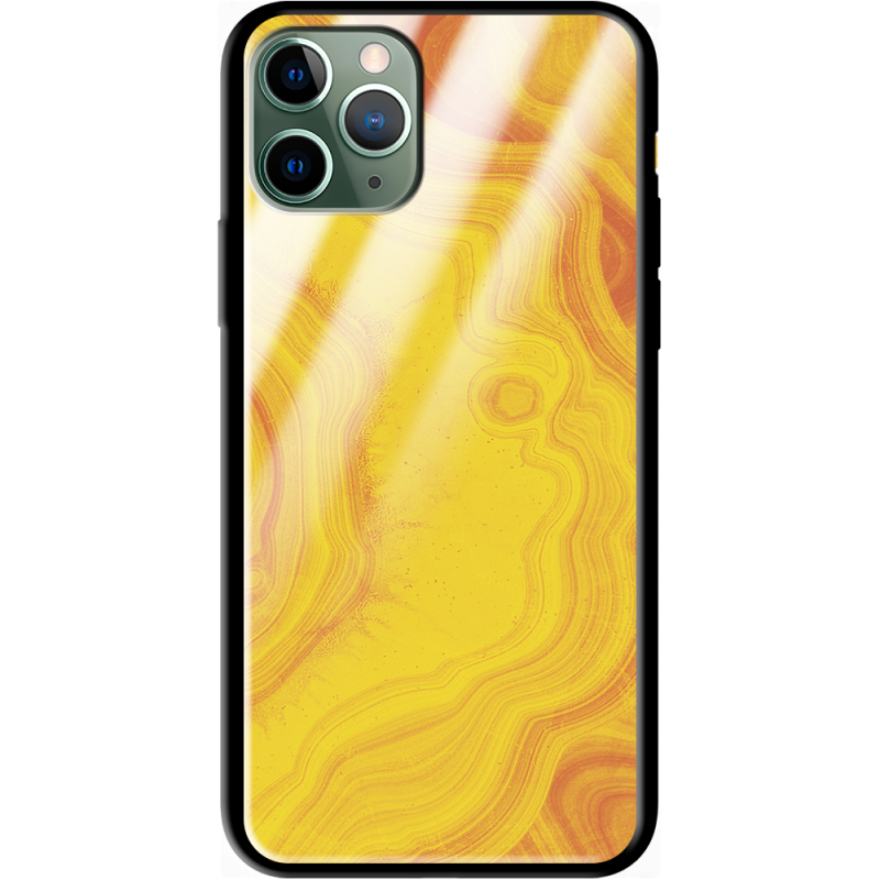 Защитный чехол BoxFace Glossy Panel Apple iPhone 11 Pro Yellow Marble