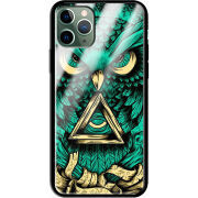 Защитный чехол BoxFace Glossy Panel Apple iPhone 11 Pro Masonic Owl