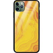 Защитный чехол BoxFace Glossy Panel Apple iPhone 11 Pro Max Yellow Marble