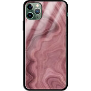 Защитный чехол BoxFace Glossy Panel Apple iPhone 11 Pro Max DarkRed Marble