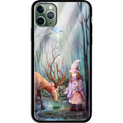 Защитный чехол BoxFace Glossy Panel Apple iPhone 11 Pro Max Girl And Deer