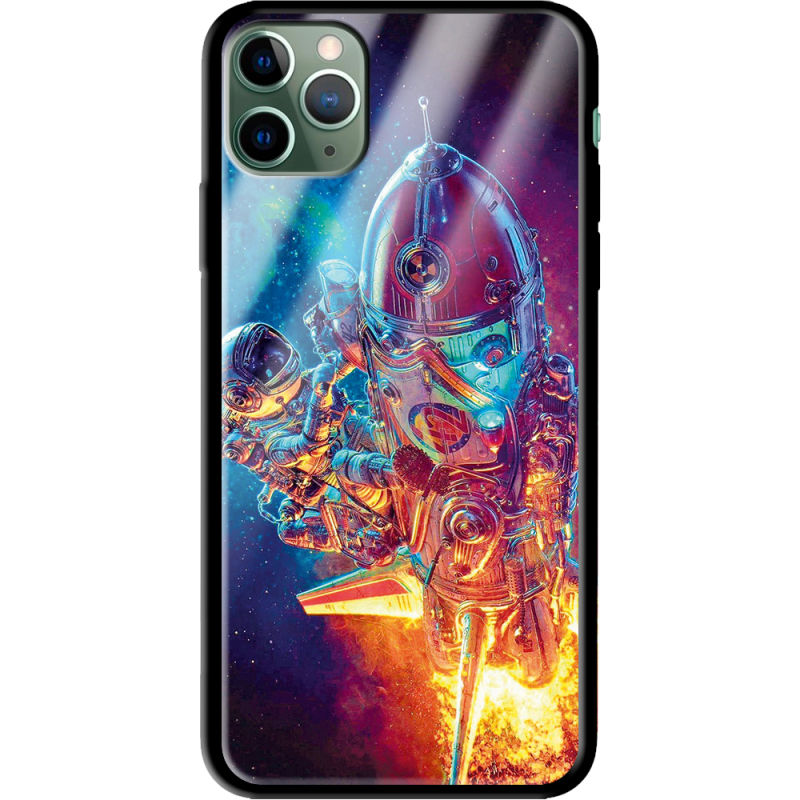 Защитный чехол BoxFace Glossy Panel Apple iPhone 11 Pro Max Astronaut in Space
