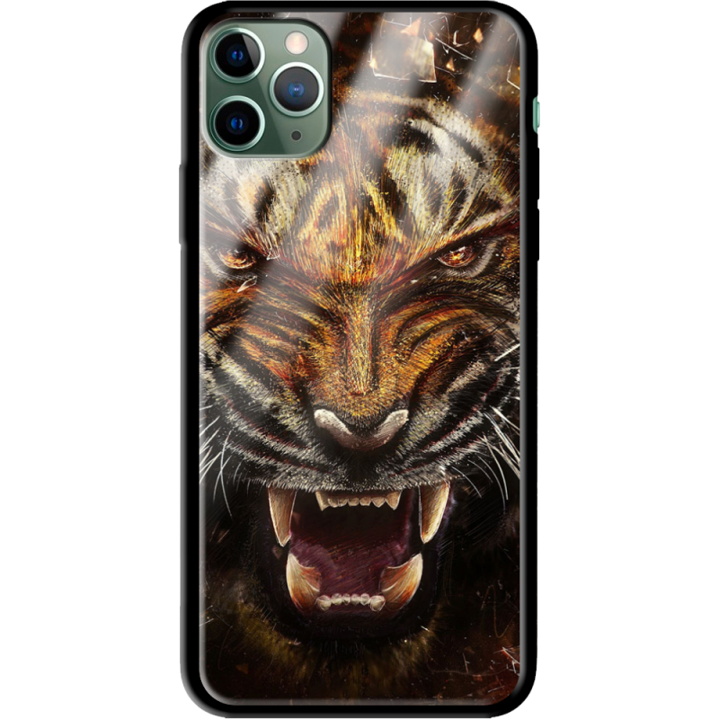 Защитный чехол BoxFace Glossy Panel Apple iPhone 11 Pro Max Tiger