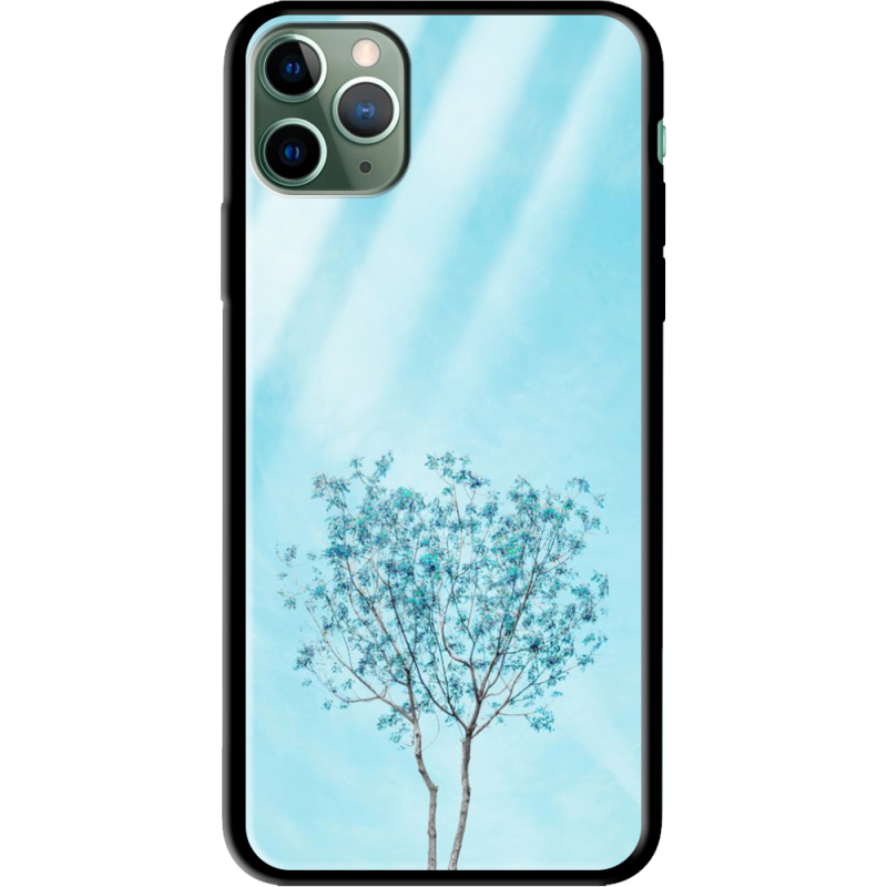 Защитный чехол BoxFace Glossy Panel Apple iPhone 11 Pro Max Blue Tree
