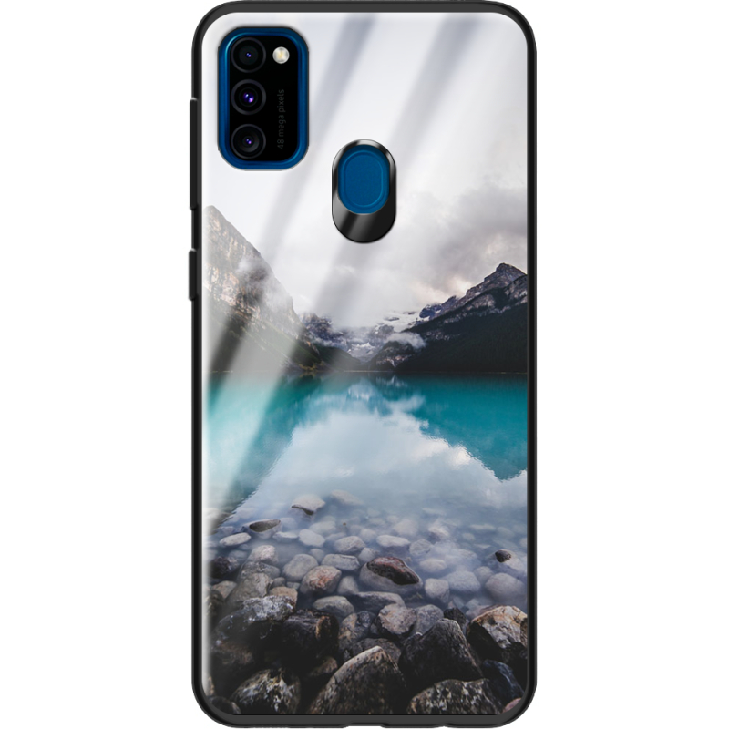 Защитный чехол BoxFace Glossy Panel Samsung Galaxy M30s Blue Lake