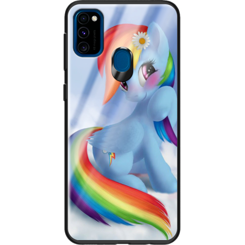 Защитный чехол BoxFace Glossy Panel Samsung Galaxy M30s My Little Pony Rainbow Dash