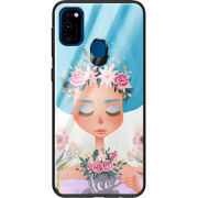 Защитный чехол BoxFace Glossy Panel Samsung Galaxy M30s Tea Girl