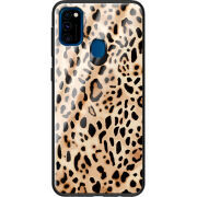 Защитный чехол BoxFace Glossy Panel Samsung Galaxy M30s Leopard Print