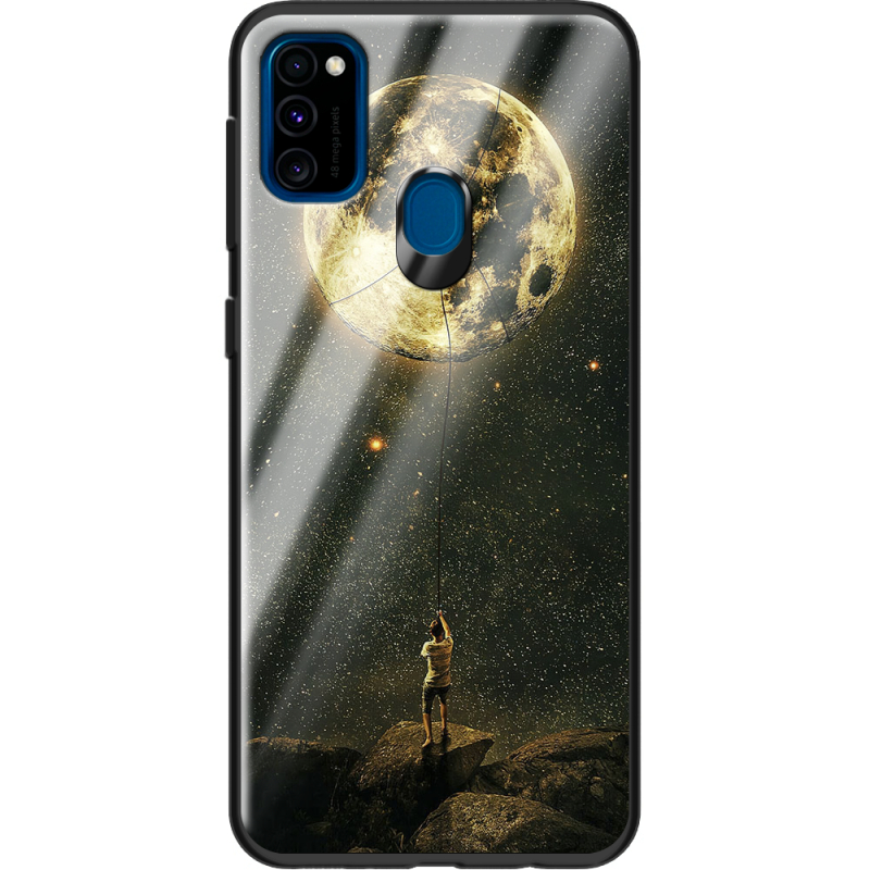 Защитный чехол BoxFace Glossy Panel Samsung Galaxy M30s Reach for the Moon