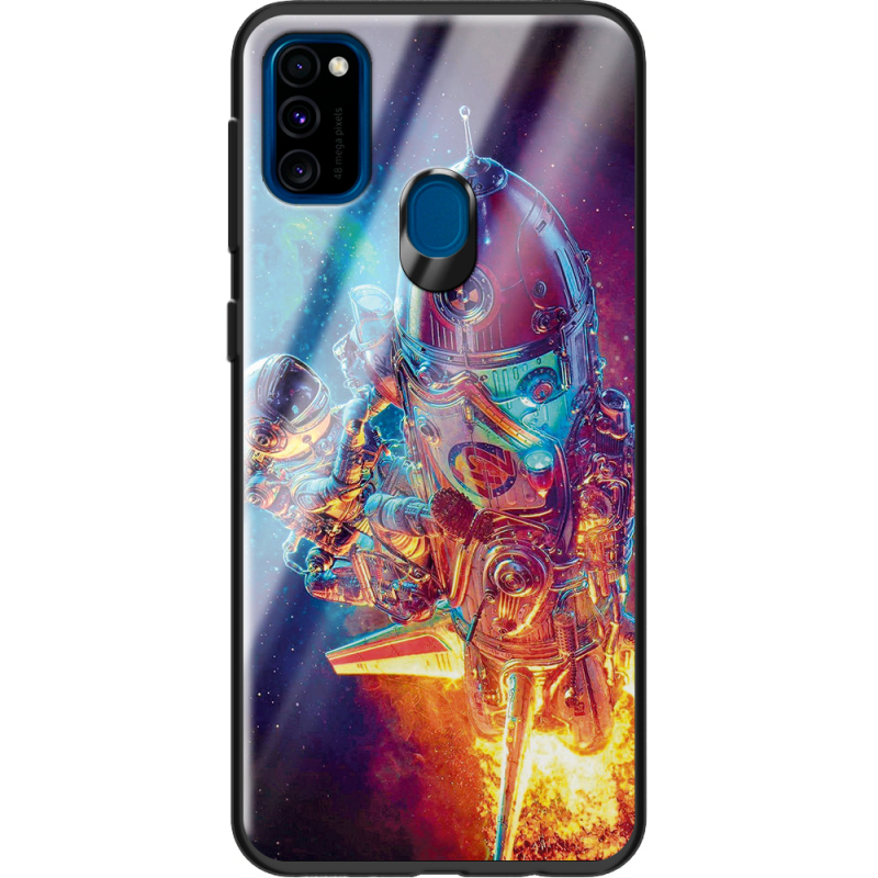 Защитный чехол BoxFace Glossy Panel Samsung Galaxy M30s Astronaut in Space