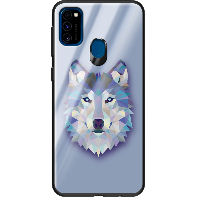 Защитный чехол BoxFace Glossy Panel Samsung Galaxy M30s Wolfie