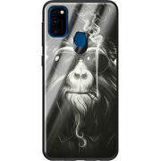 Защитный чехол BoxFace Glossy Panel Samsung Galaxy M30s Smokey Monkey