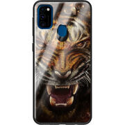 Защитный чехол BoxFace Glossy Panel Samsung Galaxy M30s Tiger