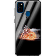 Защитный чехол BoxFace Glossy Panel Samsung Galaxy M30s Biker