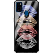 Защитный чехол BoxFace Glossy Panel Samsung Galaxy M30s Lips