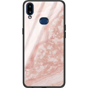 Защитный чехол BoxFace Glossy Panel Samsung Galaxy A10s Pink Marble