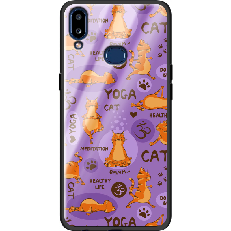 Защитный чехол BoxFace Glossy Panel Samsung Galaxy A10s Yoga Cat
