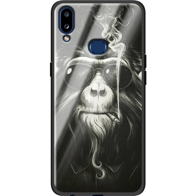 Защитный чехол BoxFace Glossy Panel Samsung Galaxy A10s Smokey Monkey