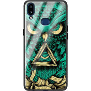 Защитный чехол BoxFace Glossy Panel Samsung Galaxy A10s Masonic Owl