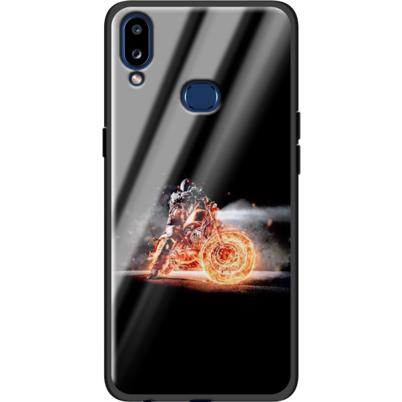 Защитный чехол BoxFace Glossy Panel Samsung Galaxy A10s Biker