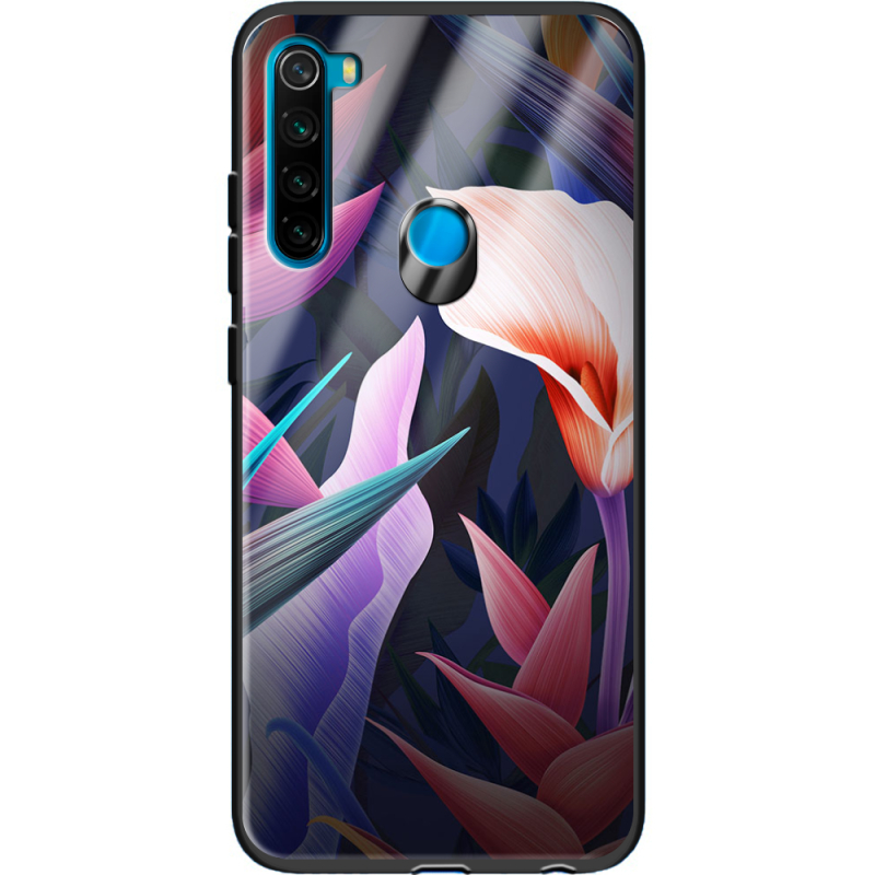 Защитный чехол BoxFace Glossy Panel Xiaomi Redmi Note 8 Calla Flower