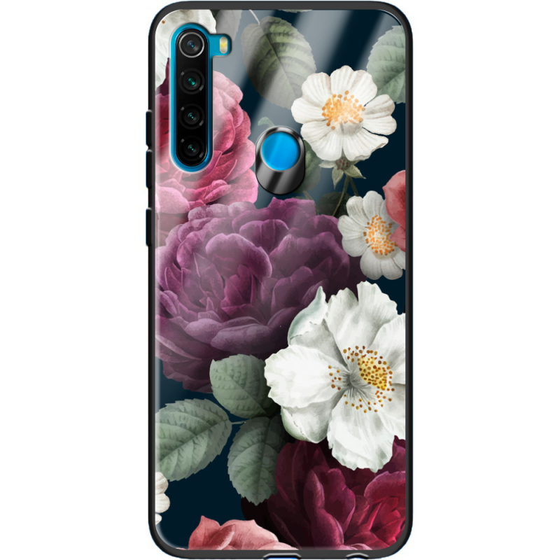 Защитный чехол BoxFace Glossy Panel Xiaomi Redmi Note 8 Peonies