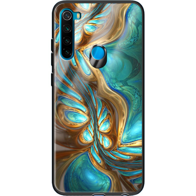 Защитный чехол BoxFace Glossy Panel Xiaomi Redmi Note 8 Blue Abstraction